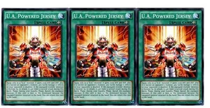 Yugioh- 3X U.A. Powered Jersey - Common - Unlimited - NECH-EN089 - Near Mint - Picture 1 of 1