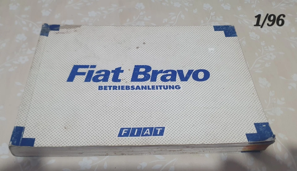 Fiat Bravo Manuale Libretto Uso e Manutenzione 1996 Tedesco - Immagine 1 di 1