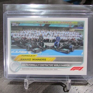 Topps 22' Mercedes-AMG Petronas F1 Team 21' FIA CONSTRUCTORS World Champion #197 - Picture 1 of 2