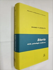 STORIA DELLA PSICOLOGIA MODERNA - SCHULTZ - GIUNTI - 1974 - Picture 1 of 1