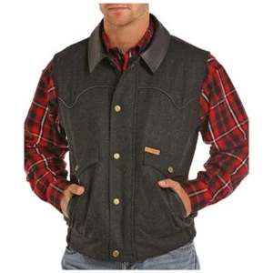 Chaleco de lana Holbrook 98-5619 Powder River Heather NUEVO - Imagen 1 de 1