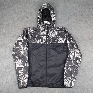 Adidas Jacket Mens Large Black Trefoil Originals Ice Hockey Track Windbreaker - Picture 1 of 16