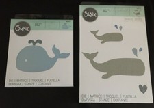 Sizzix Bigz dies L Whale 662553 & Whale 662638 NEW