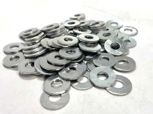 Arandelas planas 1/4 USS acero zinc 9 onzas - Imagen 1 de 3
