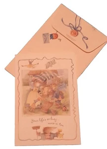 Vera Mouse Greeting Card & Env. Marjolein Bastin "Life's So Busy,Let's Share..." - Picture 1 of 4
