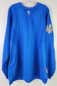 Vintage Texas Rangers Majestic Therma Base Pullover (XXL?) World Series 2010 See - Picture 1 of 15