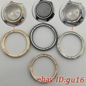 Bisel de plata acero inoxidable ajuste 40 mm caja de reloj anillo piezas de repuesto - Imagen 1 de 10