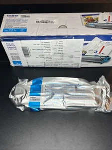 Original Brother TN-221C CYAN Toner für HL-3140 MFC-9020 MFC-9340 Neu in offener Verpackung - Bild 1 von 1