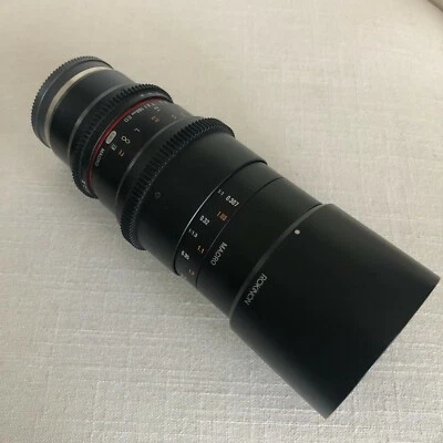 Rokinon Cine DS 100mm T3.1 Telephoto Macro Cine Lens for Sony E Mount - Image 1 of 4