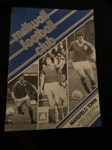 1978 Millwall V Mansfield Town Football Programme - Picture 1 of 2