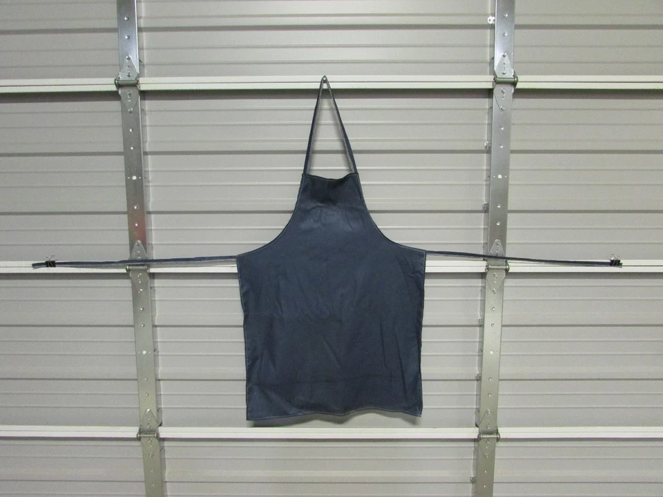 NEW HEAVY DUTY COTTON WORK APRON, 33" x 25", MIDNIGHT BLUE (DD) - Image 1 of 1