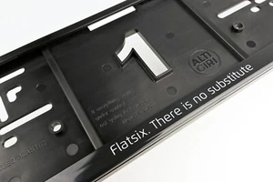 2 x Porsche Kennzeichenhalter Nummernschildhalter - Bild 1 von 4