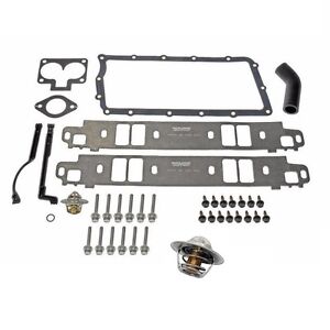 For Intake Manifold Gasket Kit & Thermostat for Dodge 1500 Ram 2500 5.2L-5.9L