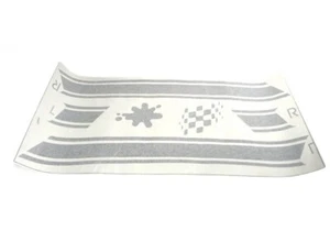 Lambretta Sticker side Panel stripes matt Black includes spot and flag GP - Picture 1 of 1