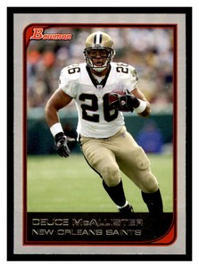 2006 Bowman #9 DEUCE MCALLISTER