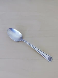Vintage R.S.MFG.CO Silverplate coffee/dessert Spoon dimple texture handle - Picture 1 of 7