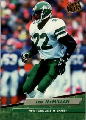 1992 Ultra NFL Erik McMillan #297 - Image 1 of 2