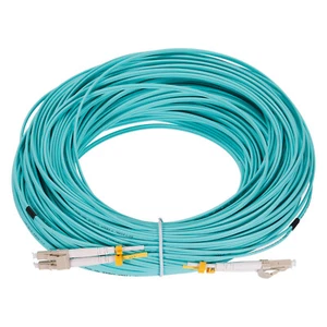 50 Meters 164Ft Fiber Patch Cable Multimode LC-LC OM3 LSZH Fiber Jumper Green - Picture 1 of 6