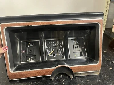 Cuadro de instrumentos Ford Econoline 81-91 con bisel OEM 1981-1991 Woodgrain #2 Foto 1 de 4