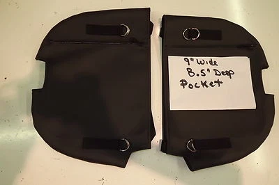 Cubiertas de carenado inferiores Harley Davidson estilo Dyna con recortes de clavija con bolsillos Foto 1 de 4