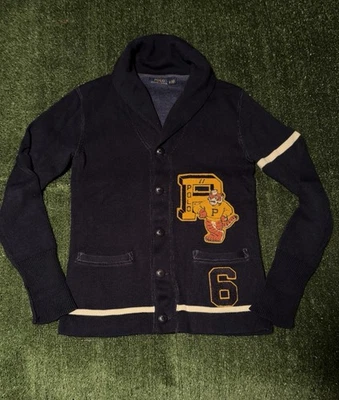 Polo Ralph Lauren Men’s Polo Tiger Patch Navy Cardiagan Sz XS - Image 1 of 4