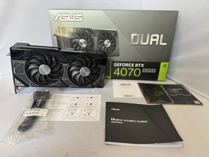 ASUS Dual GeForce RTX 4070 Super OC Edition Graphics Card PCIe 4.0, 12GB GDDR6X - Afbeelding 1 van 4