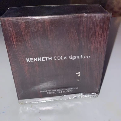 Туалетная вода Kenneth Cole Signature 3,4 жидк. унции *винтажная* РЕДКАЯ* новая коробка слегка повреждена. - Изображение 1 из 2