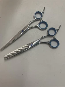 2pk Of ULG 6.5 Inch Hair Scissors Stainless Steel For Precision Cuts - Picture 1 of 3
