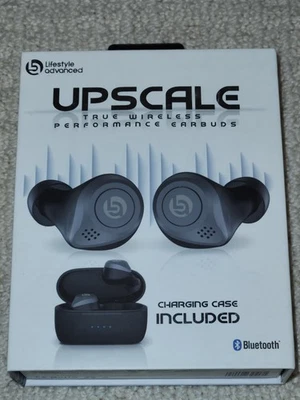 True Wireless Earbuds Black Ultra Bass Bluetooth Lightweight Upscale Performance - Image 1 of 4