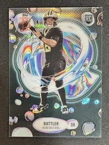 2024 Topps Signature Class Spencer Rattler RC Fluidity Clear Acetate F-5 062/225 - Picture 1 of 5