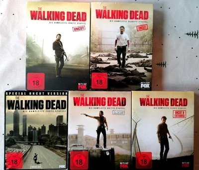 The Walking Dead Staffel 1 3 4 5 6 DVD / Blue Ray Box Set FSK 18 Top Zustand - Bild 1 von 2