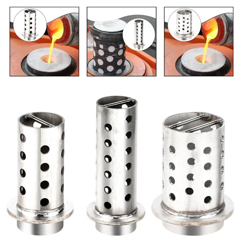 Perforierte Casting Flask Schmuck Werkzeug Robuste Schleuderguss Stahl Glocke - Image 1 of 1