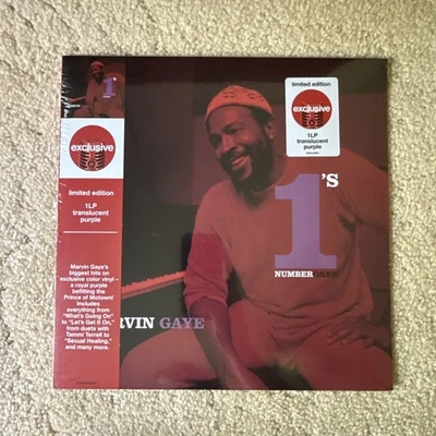 Marvin Gaye Number 1’s Limited Edition Translucent Purple LP Vinyl Record Target - Image 1 of 2