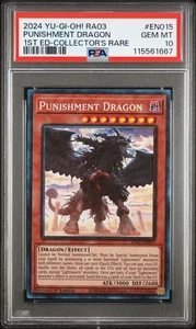 2024 Yu-Gi-Oh Punishment Dragon RA03-EN015 Collector’s Rare PSA 10 (Aug 25) - Picture 1 of 2