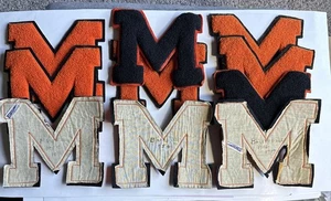 1950’s Vintage Letterman Letter Jacket Varsity School Patch Letter “M” U-pick 1 - Picture 1 of 18
