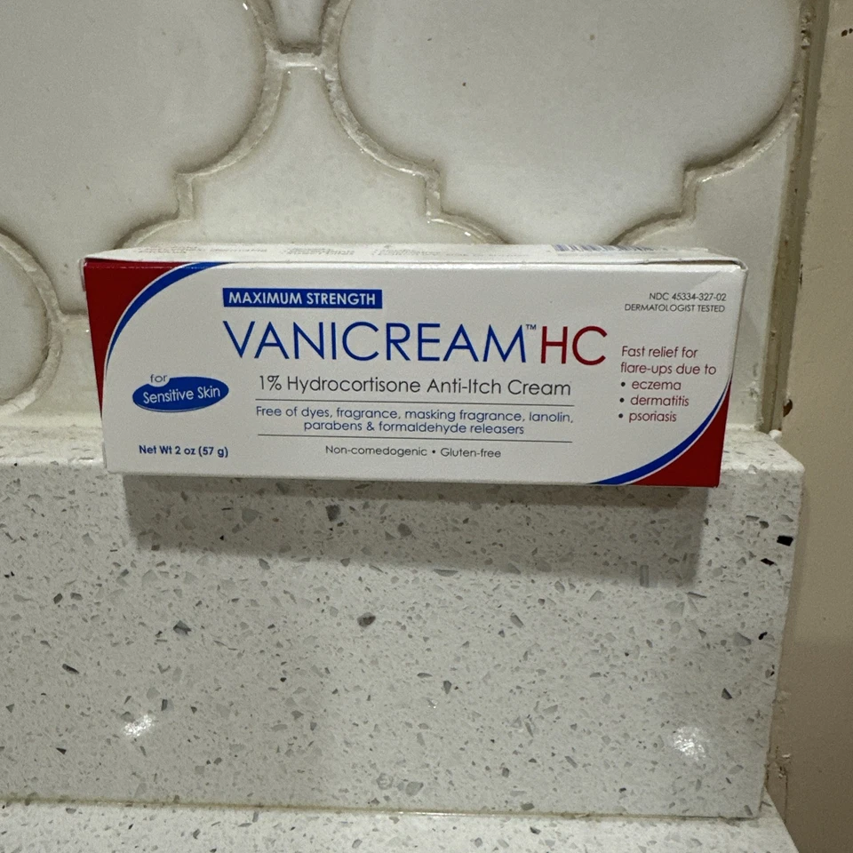 Vanicream HC 1% Hydrocortisone Anti Itch Cream Eczema Dermatitis Psoriasis 2oz - Image 1 of 2