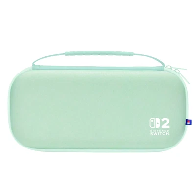 Slim Hard Pouch case Plus for Nintendo Switch 2 Pastel Green HORI New Japan Foto 1 de 3
