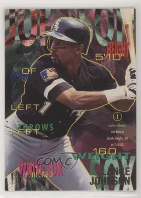 1995 Fleer Lance Johnson #121 - Image 1 of 2