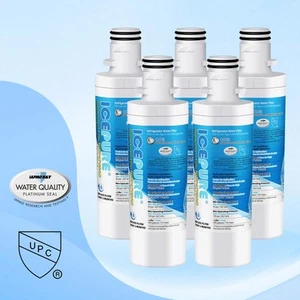 Fit For LG lfxs26973d lmxs28626s lfxs26596s Water Filter Cartridge Icepure 5PACK - Picture 1 of 9