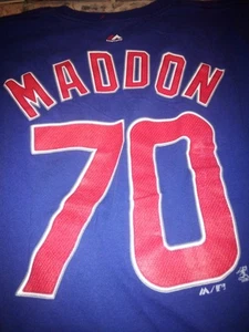 Majestic MLB Chicago Cubs Joe Maddon Baseballshirt Herren Large - Bild 1 von 3