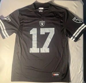Las Vegas Raiders Davante Adam NFL Equipo Ropa Camiseta Mediana Negra Número 17 - Imagen 1 de 9