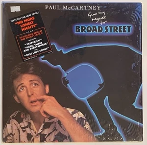 Paul McCartney Give My Regards to Broad Street LP EX Vinyl In Shrink / Hype - Imagen 1 de 4