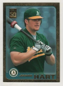2001 Topps Traded Gold #173 Jason Hart Oakland Athletics BV$4 ####/2001 - Picture 1 of 1