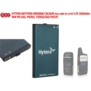 HYTERA BATTERIA ORIGINALE BL2009 agli ioni di litio 4.2V 2000mAh PER PD-365, PD3 - Zdjęcie 1 z 3
