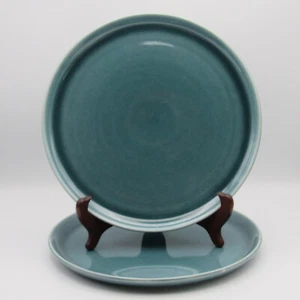 Steubenville Dinner Plates, Two (2) Seafoam, Russel Wright American Modern - Picture 1 of 14