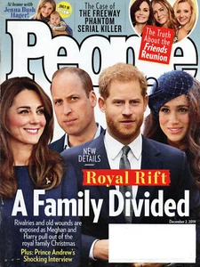 PEOPLE Magazine December 2 2019 Princess Kate Prince William Harry Meghan Markle - Picture 1 of 3