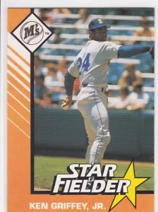 KEN GRIFFEY JR. 1993 Seattle Mariners Baseball Card SLU Starting Lineup M's HOF! - Picture 1 of 2