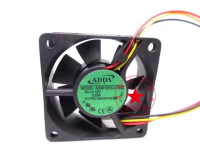 1PC ADDA AD0612HX-A76GL 6025 12V 0.23A 6CM 2-wire silent cooling fan - Image 1 of 4