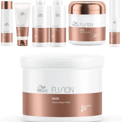 Wella Professional Fusion Shampoo, Conditioner And Mask 250ml-1000ml-Options