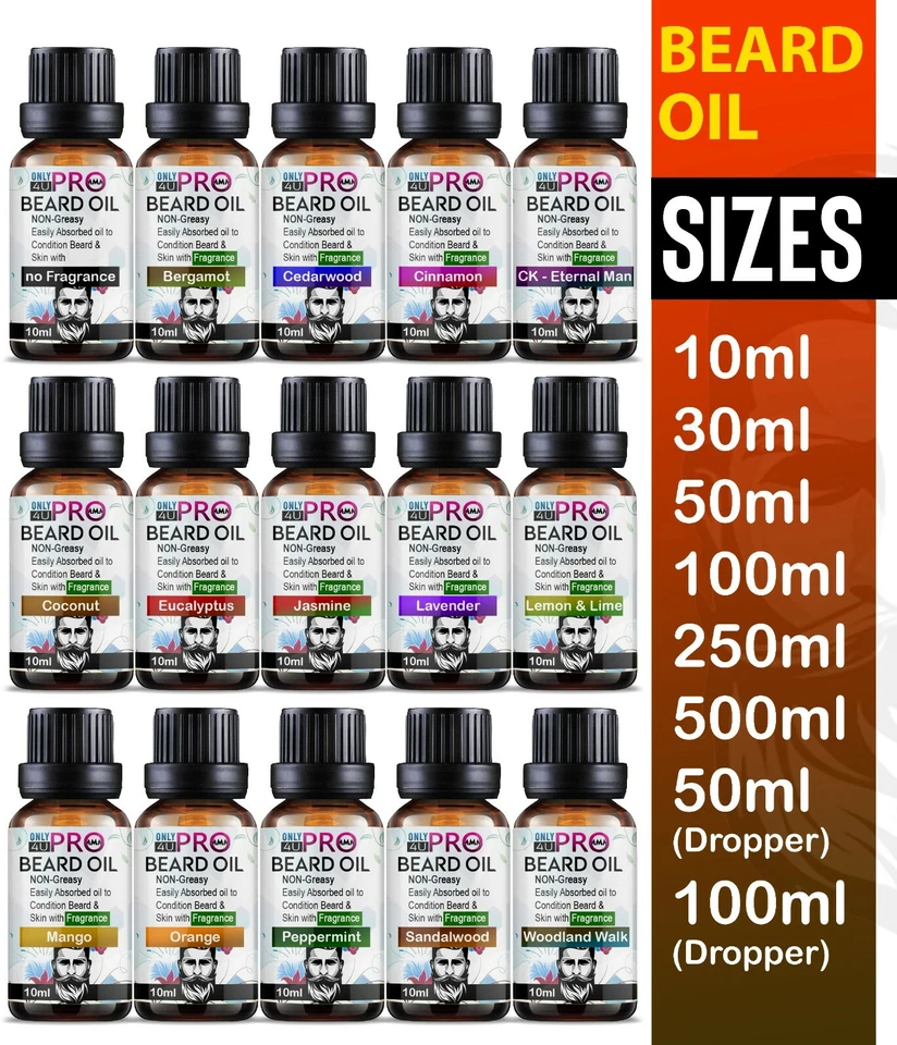 Premium Beard Oil for Conditioning & Growth, Thicker, Fuller, Softer Beard UK - Image 1 of 1